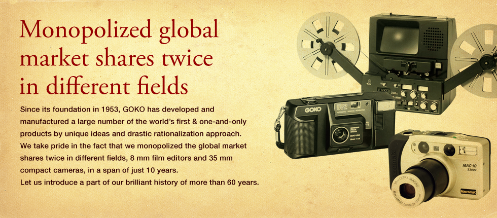 Monopolized global market shares twice in different fields