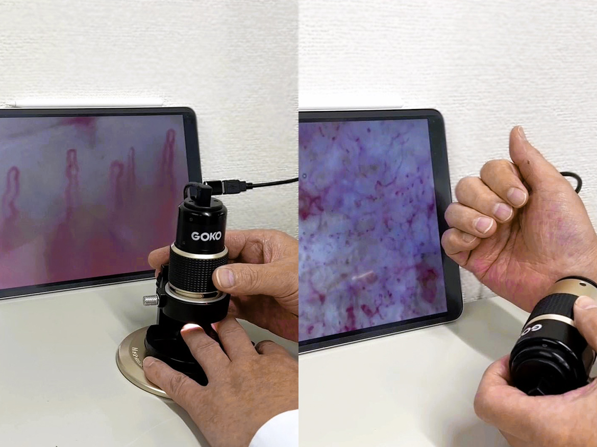 iPadでも画像観察・保存できます