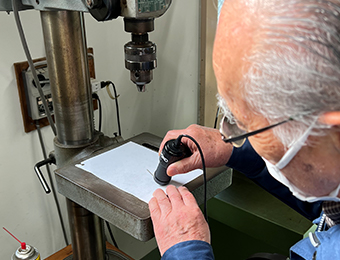 Applying to an industrial drill