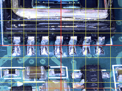 Scale bar, Grid, and Crossline